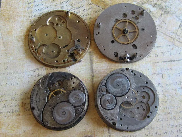 Watch movements - Vintage Antique Watch movements Steampunk - p63