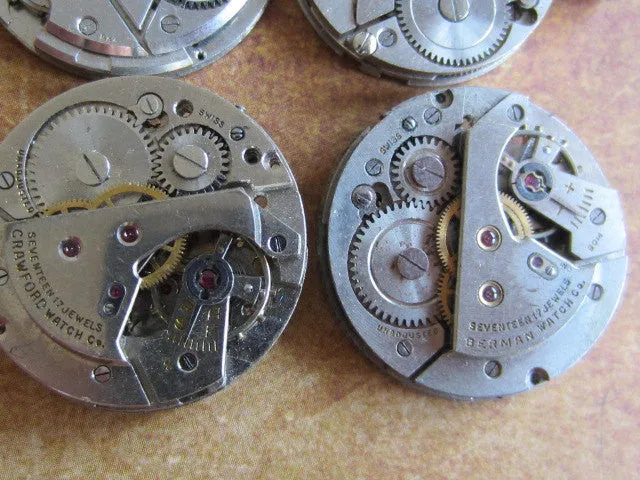 Watch movements - Vintage Antique Watch movements - x84