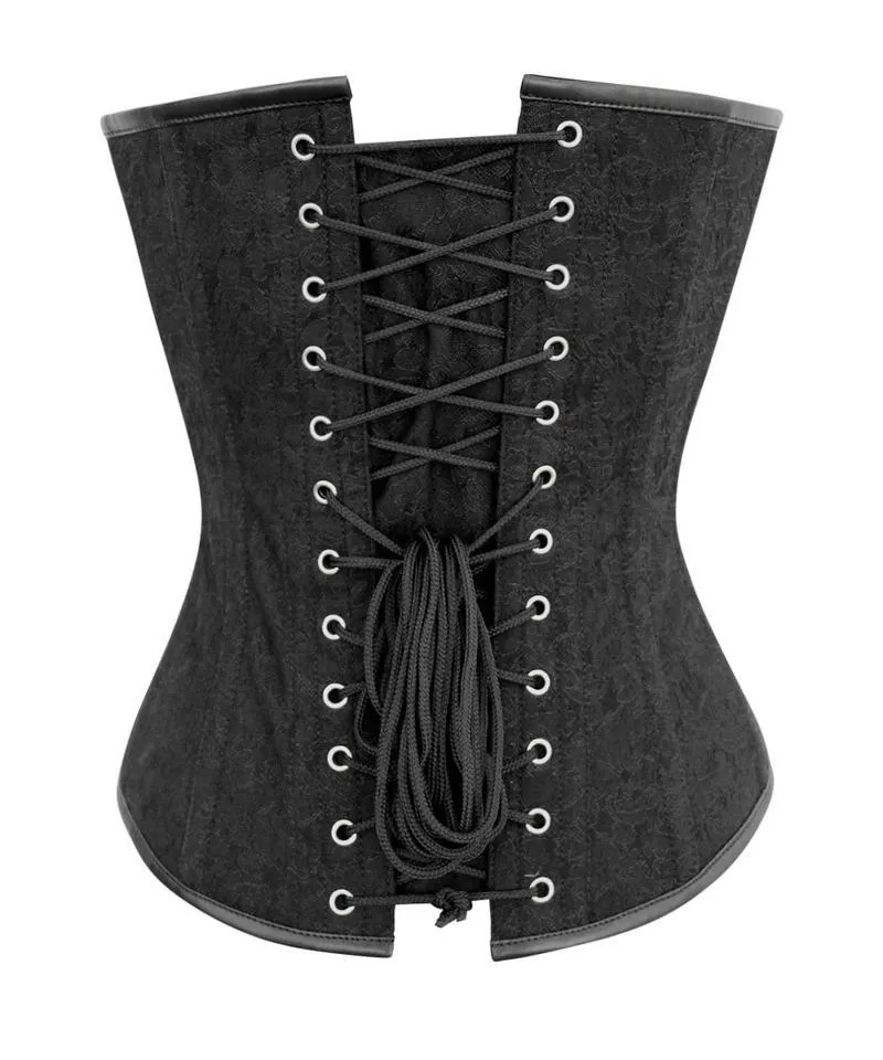 Willock Instant Shape Brocade Steampunk Corset with Chains