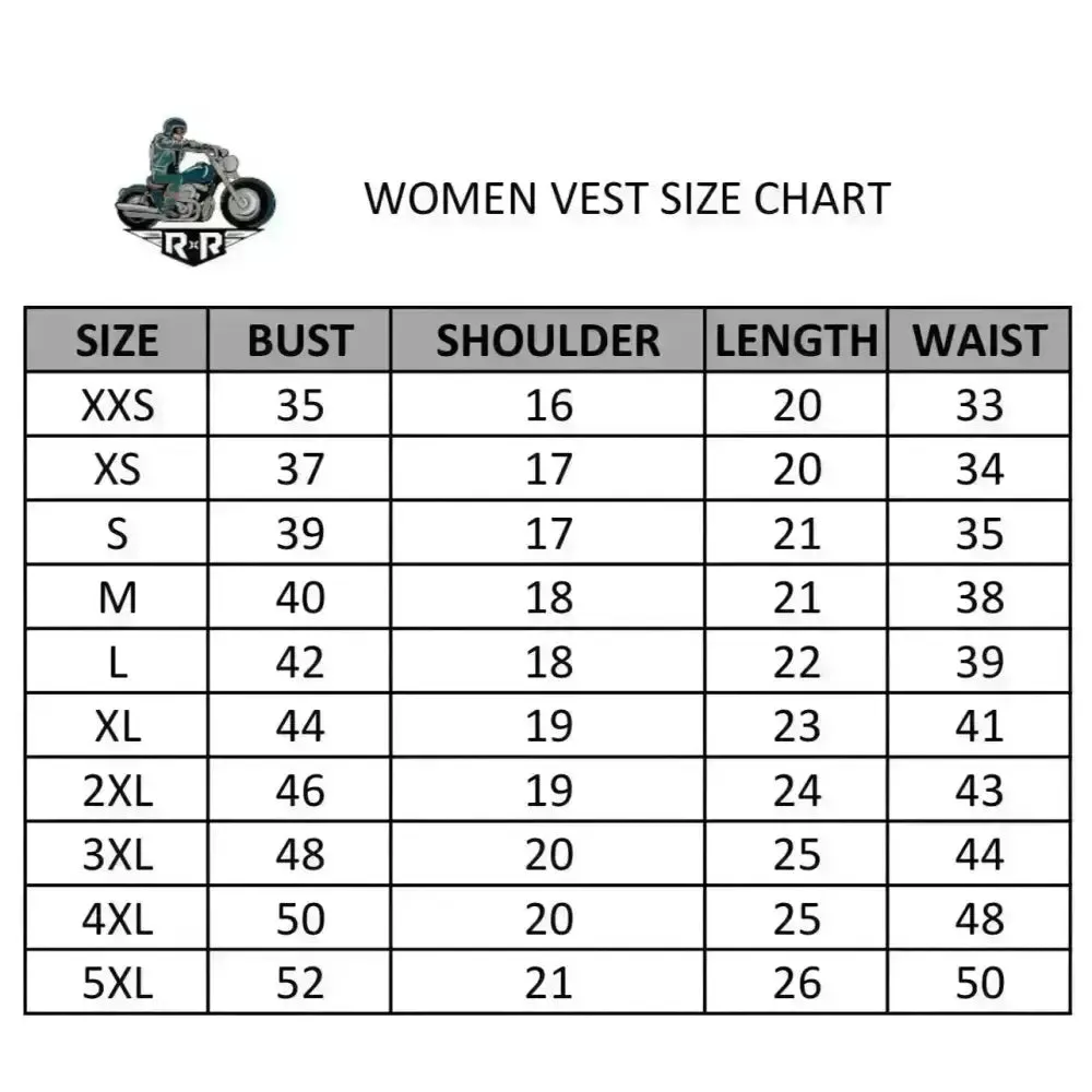 Women Studded Leather Vest Spike Belted Punk Goth