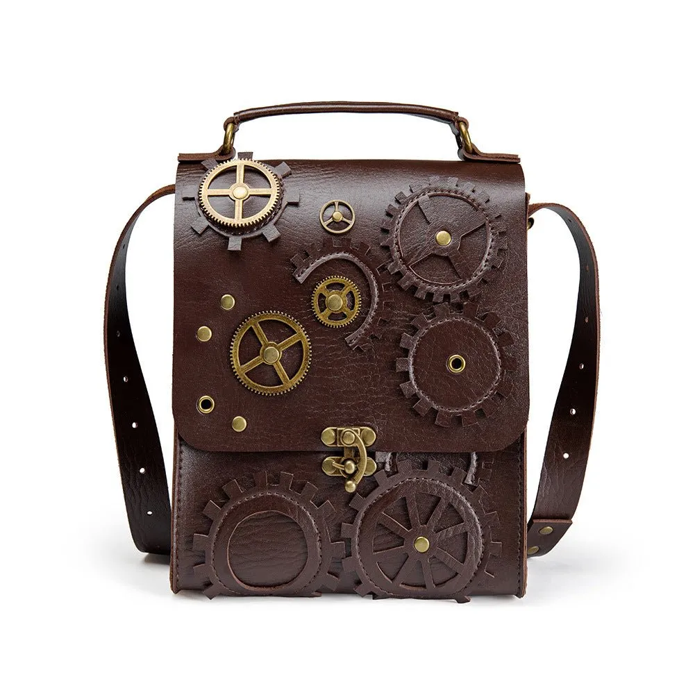 Woowooh Steampunk Diagonal Strap Pack with Gears