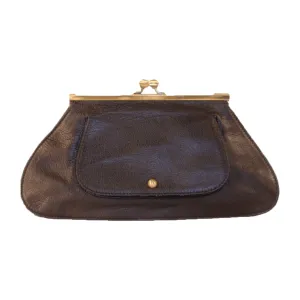 ZAC POSEN for Samsung Black Leather Clutch
