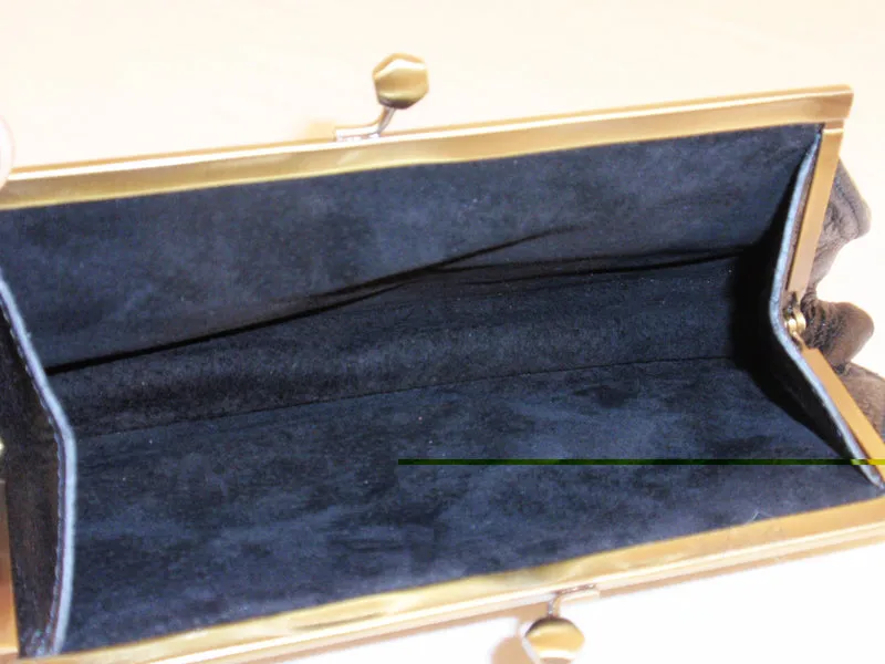 ZAC POSEN for Samsung Black Leather Clutch